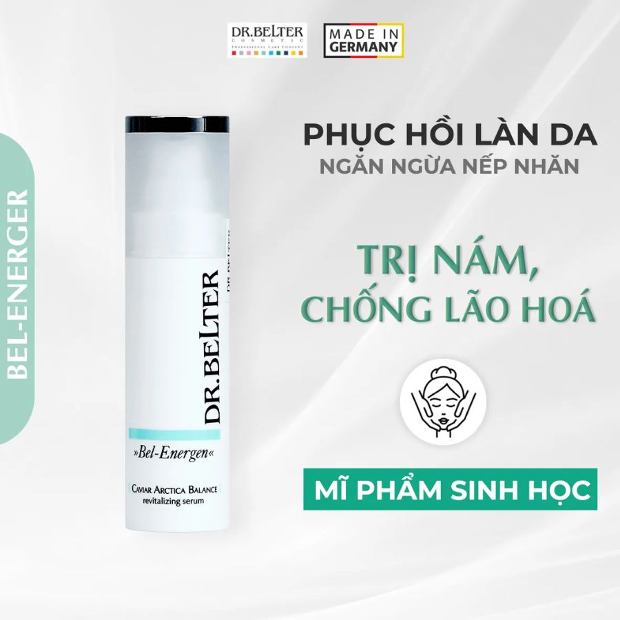DR.BELTER BEL - ENERGEN CAVIAR ARCTICAR BALANCE REVITALIZING SERUM/ KEM DƯỠNG CHO DA LÃO HÓA NÁM SẠM DR.BELTER BEL - ENERGEN CAVIAR ARCTICAR BALANCE REVITALIZING SERUM