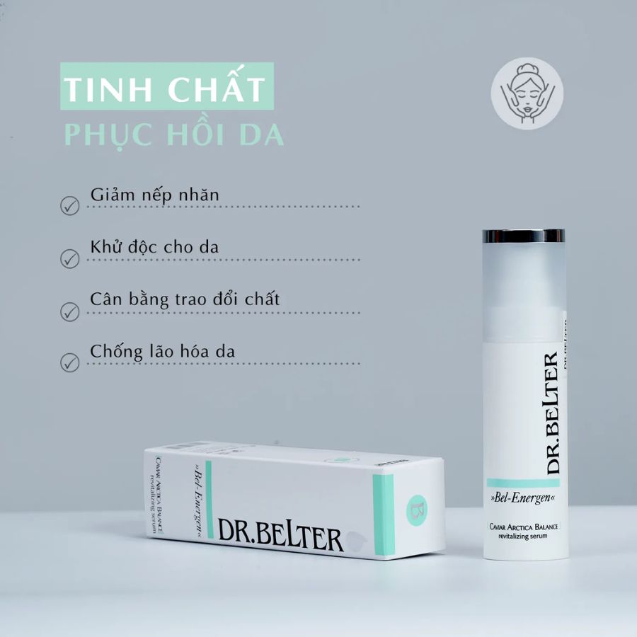DR.BELTER BEL - ENERGEN CAVIAR ARCTICAR BALANCE REVITALIZING SERUM/ KEM DƯỠNG CHO DA LÃO HÓA NÁM SẠM DR.BELTER BEL - ENERGEN CAVIAR ARCTICAR BALANCE REVITALIZING SERUM