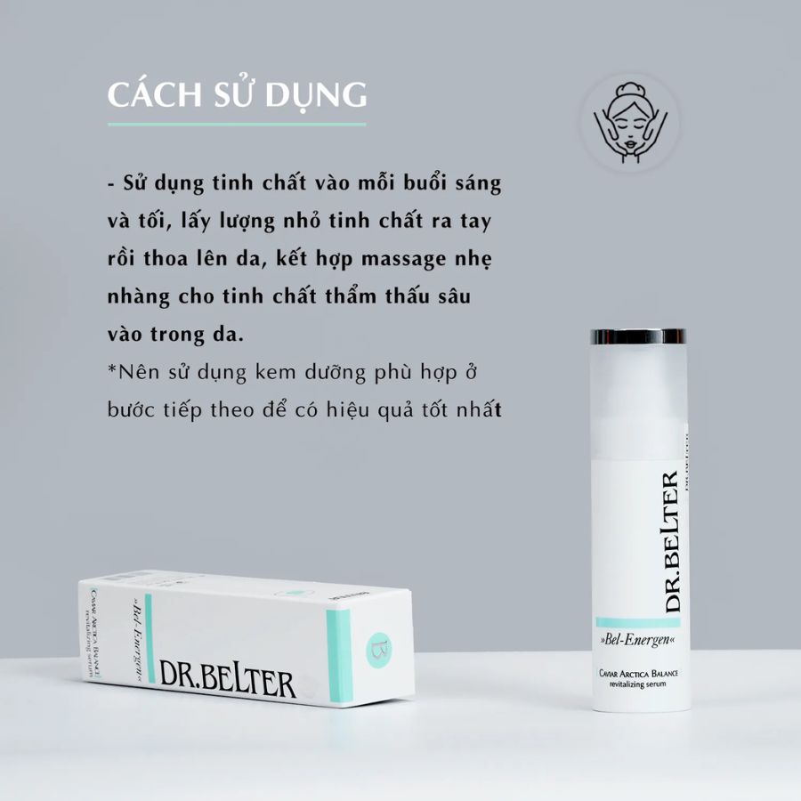 DR.BELTER BEL - ENERGEN CAVIAR ARCTICAR BALANCE REVITALIZING SERUM/ KEM DƯỠNG CHO DA LÃO HÓA NÁM SẠM DR.BELTER BEL - ENERGEN CAVIAR ARCTICAR BALANCE REVITALIZING SERUM