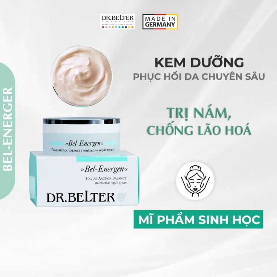 DR.BELTER BEL - ENERGEN CAVIAR ARCTICAR BALANCE MULTIACTIVE REPAIR CREAM/ KEM DƯỠNG ẨM PHỤC HỒI TÁI TẠO DA TỪ TRỨNG CÁ HỒI