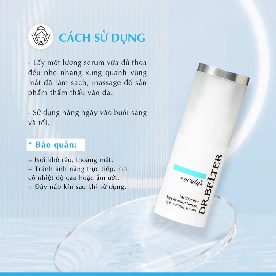 DR.BELTER OCULA MULTIACTIVE EYE CONTOUR SERUM/ SERUM TĂNG CƯỜNG CHỈNH SỬA VÀ PHỤC HỒI DR.BELTER OCULA MULTIACTIVE EYE CONTOUR SERUM