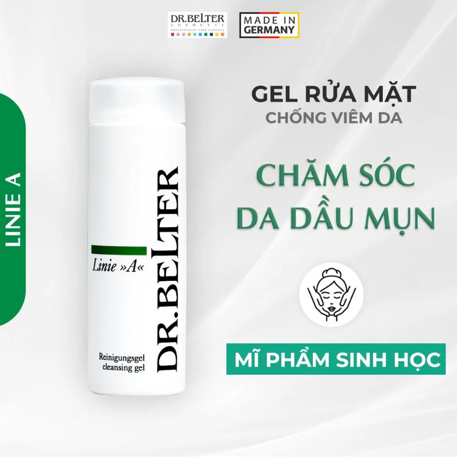DR.BELTER LINE A CLEANSING GEL/ GEL RỬA MẶT DÀNH CHO DA DẦU CÓ KHẢ NĂNG BỊ VIÊM VÀ MỤN