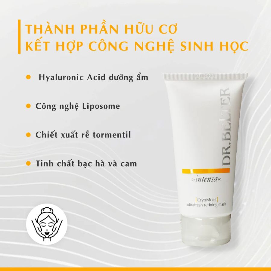 DR.BELTER INTENSA CRYOMOIST - ULTRAFRESH REFINING MASK/ MẶT NẠ LÀM MÁT DR.BELTER INTENSA CRYOMOIST - ULTRAFRESH REFINING MASK