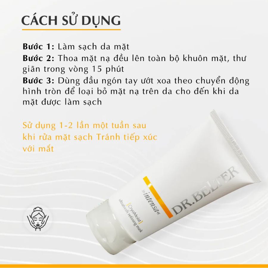 DR.BELTER INTENSA CRYOMOIST - ULTRAFRESH REFINING MASK/ MẶT NẠ LÀM MÁT DR.BELTER INTENSA CRYOMOIST - ULTRAFRESH REFINING MASK