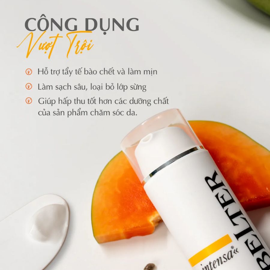 DR.BELTER INTENSA ENZYM CREAM PEELING/ KEM TẨY DA CHẾT ENZYM TÁI TẠO, LÀM SÁNG DA