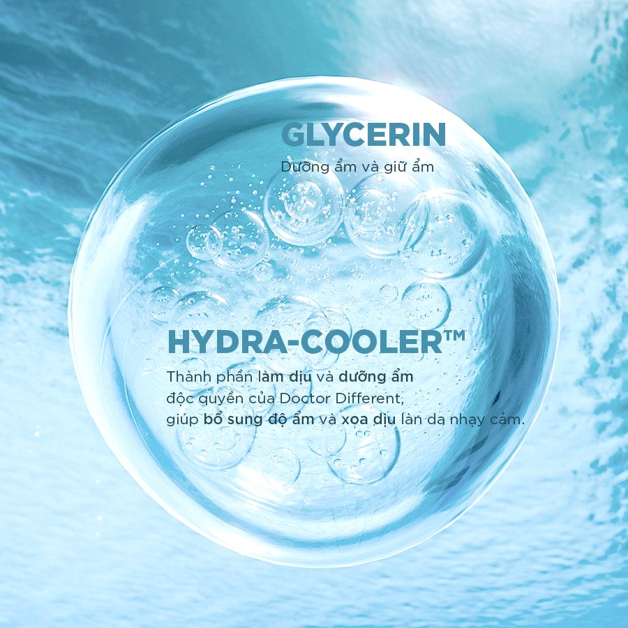 DR.DIFFERENT HYALURON COOL SOOTHING TONER / NƯỚC CÂN BẰNG LÀM DỊU DA