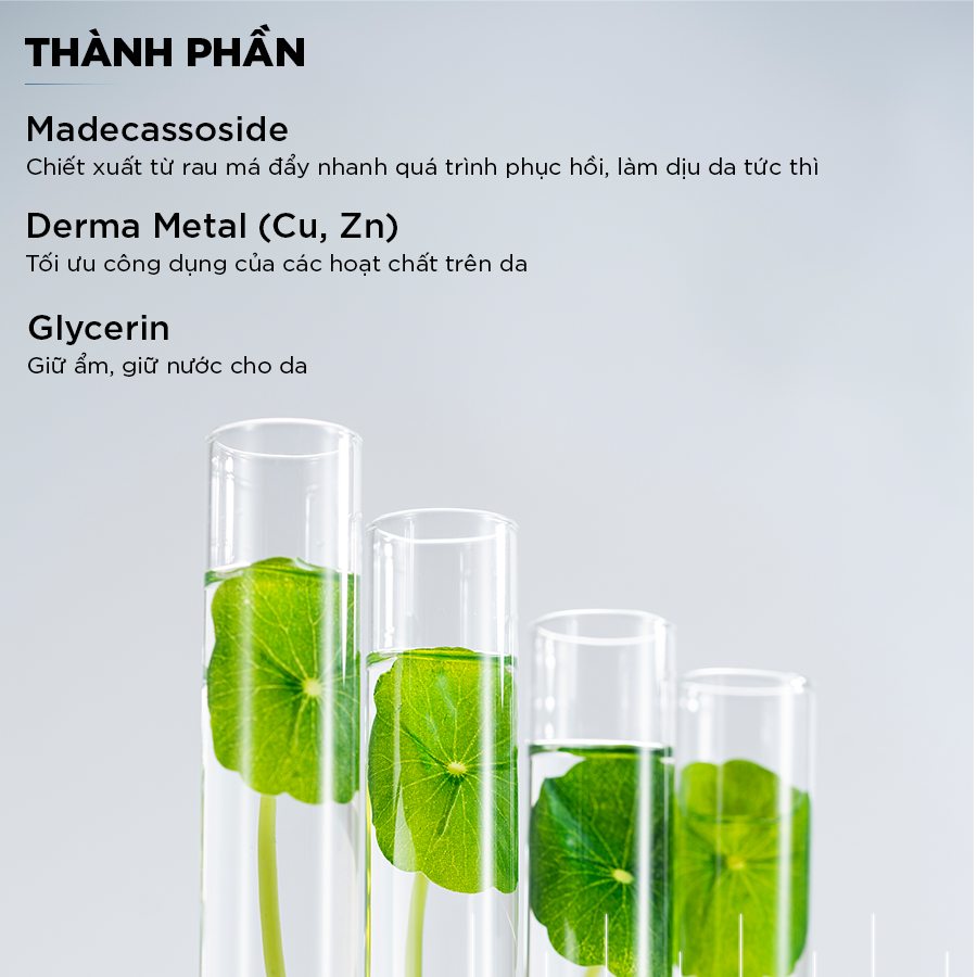 DR.DIFFERENT CICA METAL SERUM / SERUM LÀM DỊU, TĂNG CƯỜNG ĐỀ KHÁNG, PHỤC HỒI LÀN DA