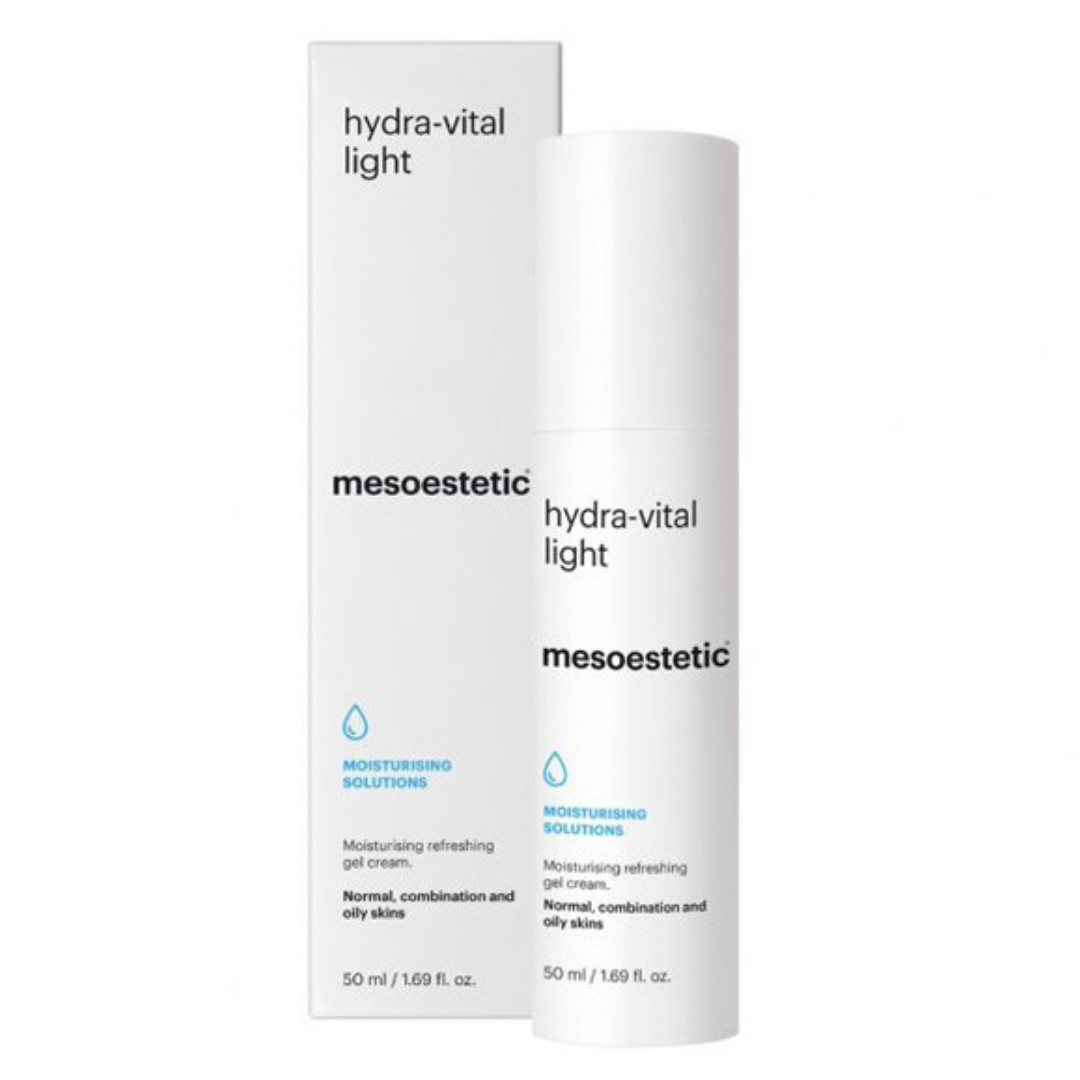 Mesoestetic Hydra-Vital Light: Kem Dưỡng Ẩm Gel-Cream Tươi Mới, Phục Hồi Và Bảo Vệ Da Toàn Diện