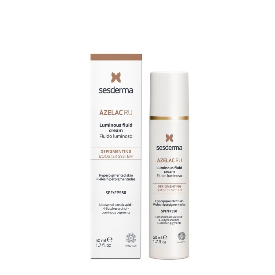 SESDERMA AZELAC RU LUMINOUS FLUID: Kem Đặc Trị Nám & Chống Nắng Toàn Diện SPF 50