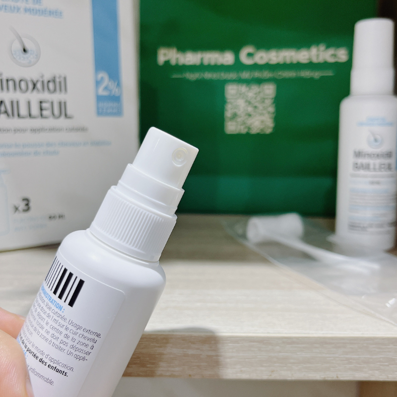 XỊT MỌC TÓC MINOXIDIL BAILLEUL 2% - Giải Pháp Giảm Rụng Tóc & Kích Thích Mọc Tóc Cho Nữ ( SET 3 LỌ)