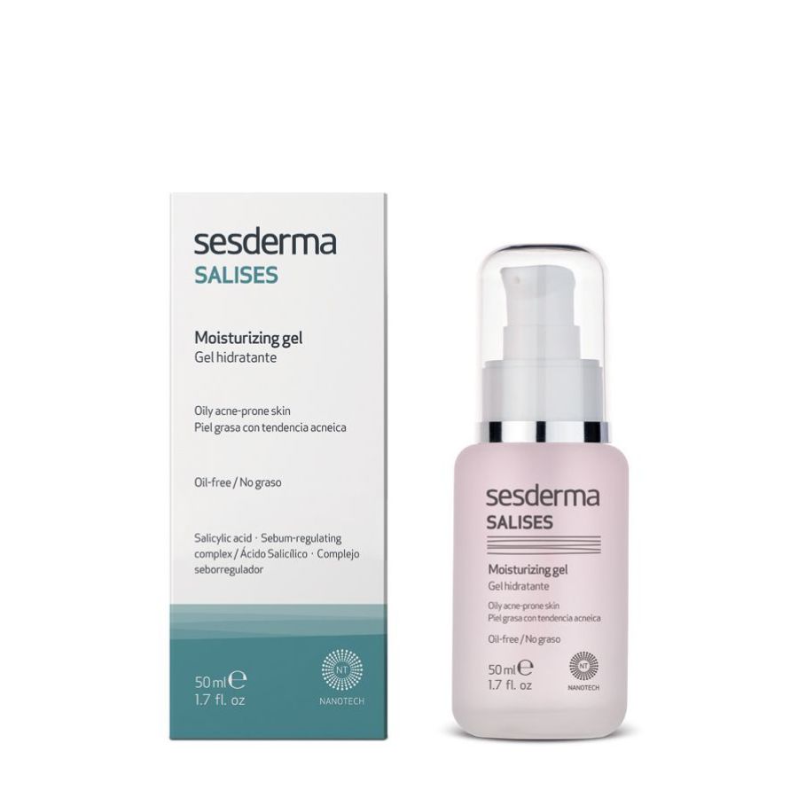 SESDERMA SALISES MOISTURIZING GEL: Gel Dưỡng Ẩm, Kiềm Dầu & Đặc Trị Mụn Cho Da Hỗn Hợp