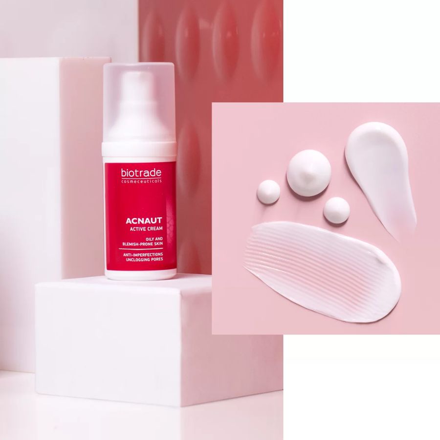 ( Date 1-2028 ) BIOTRADE ACNAUT ACTIVE CREAM 30ML / KEM TRỊ MỤN HOẠT TÍNH