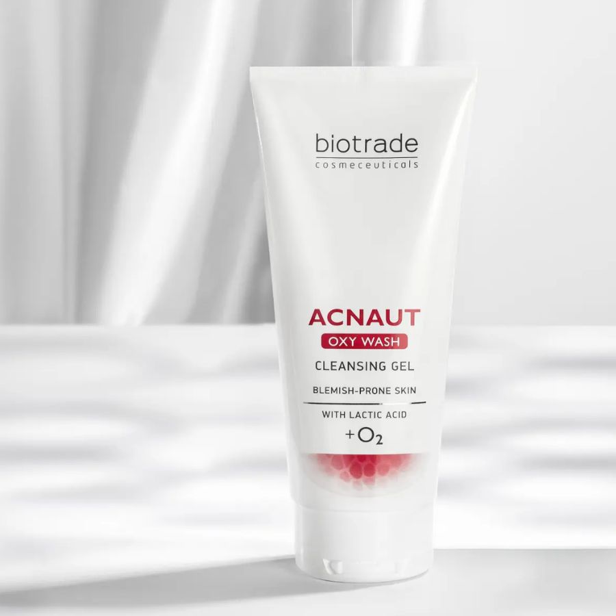 Biotrade Acnaut Oxy Wash Cleansing Gel 200ml: Sữa Rửa Mặt Cho Da Dầu Mụn