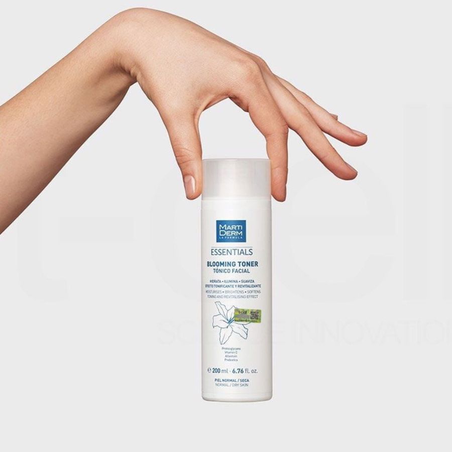 MartiDerm Essentials Blooming Toner: Nước Cân Bằng Dưỡng Ẩm & Tái Sinh Làn Da Rạng Rỡ