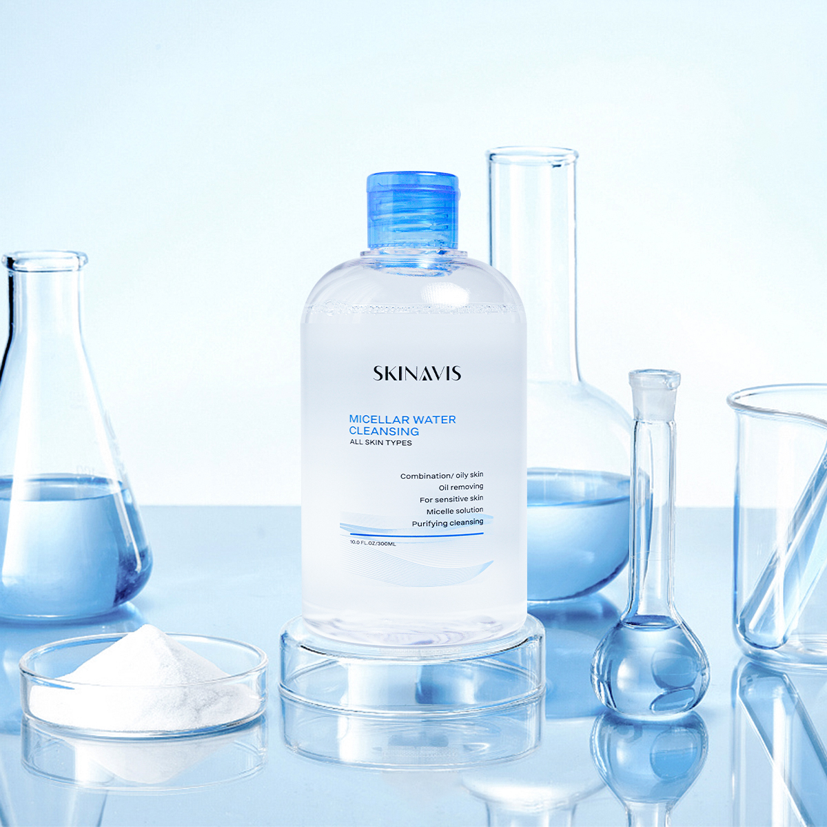 Skinavis Micellar Water: Nước Tẩy Trang Dịu Nhẹ - Sạch Sâu & Không Gây Khô Da