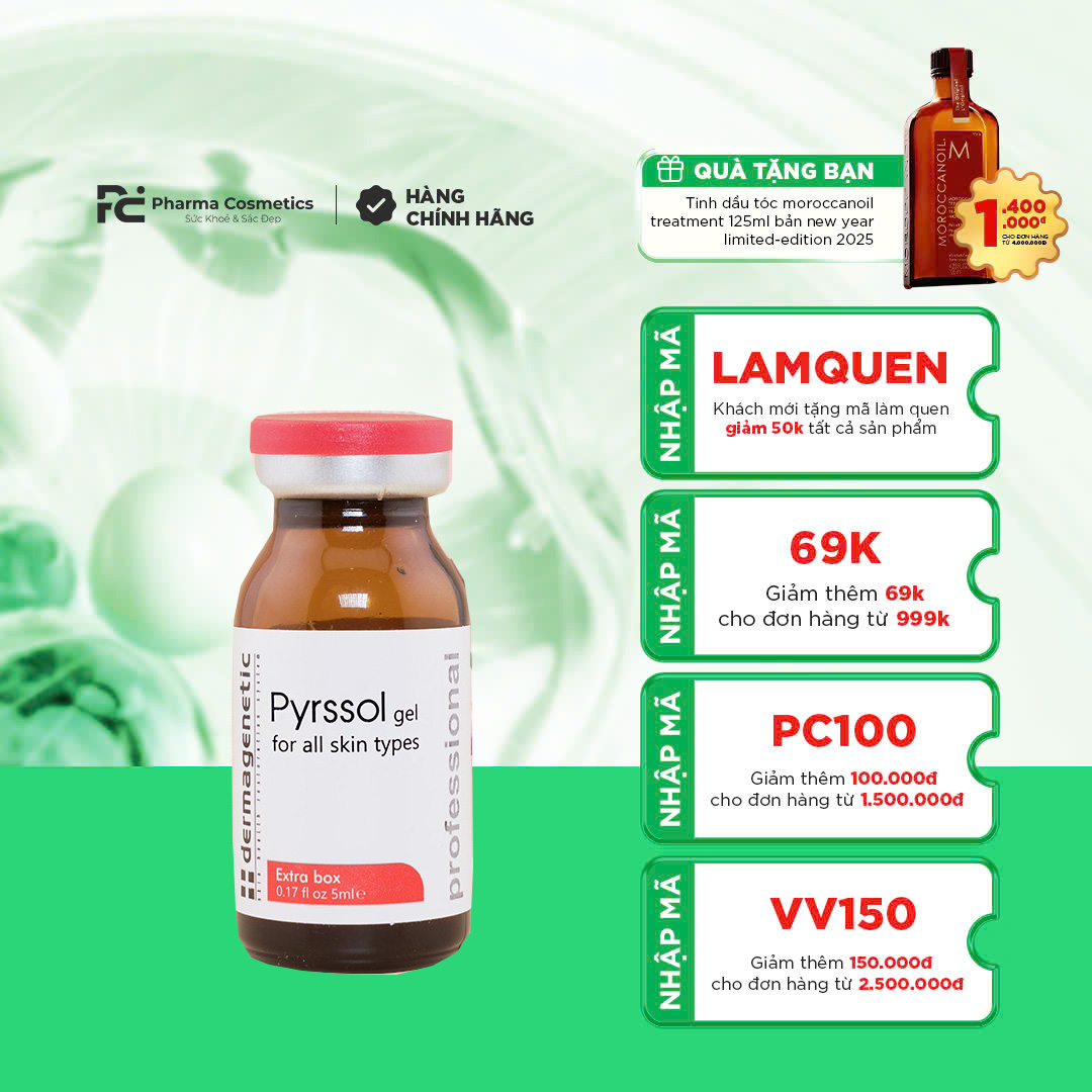 KISMET PYRSSOL GEL: Peel Tái Tạo - Trẻ Hóa & Căng Bóng Làn Da