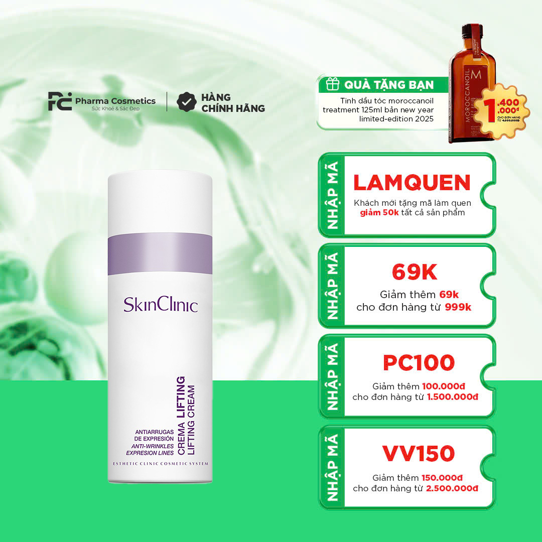 SKINCLINIC LIFTING CREAM: Kem Dưỡng Nâng Cơ, Trẻ Hóa & Duy Trì Hiệu Quả Botox