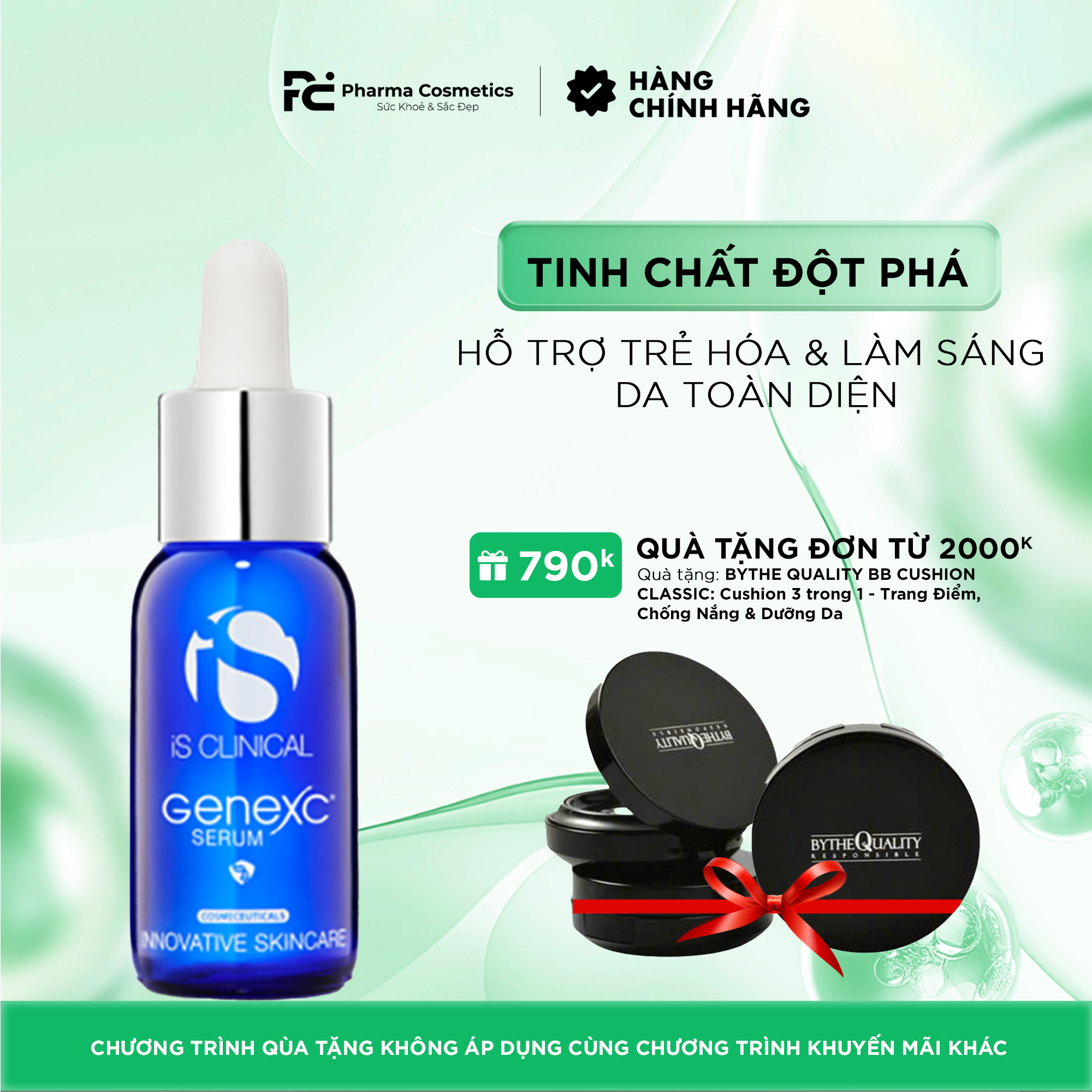 IS CLINICAL GENEXC SERUM: Tinh Chất Đột Phá Hỗ Trợ Trẻ Hóa & Làm Sáng Da Toàn Diện