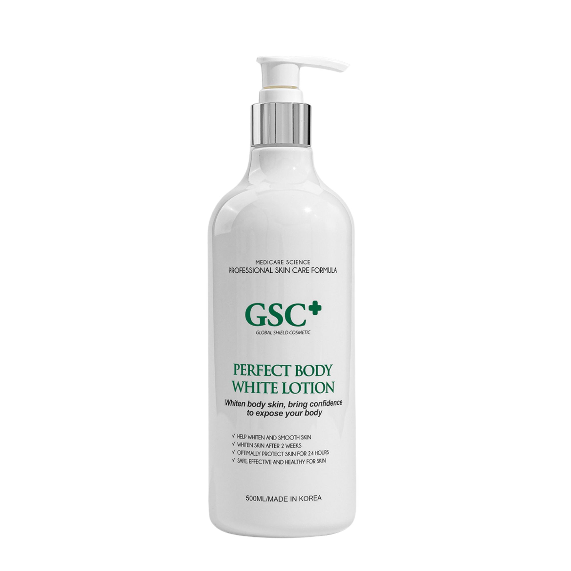 GSC PERFECT BODY WHITE LOTION: Kem Dưỡng Trắng Toàn Thân - Bảo Vệ & Tái Tạo Làn Da Khỏe Mạnh