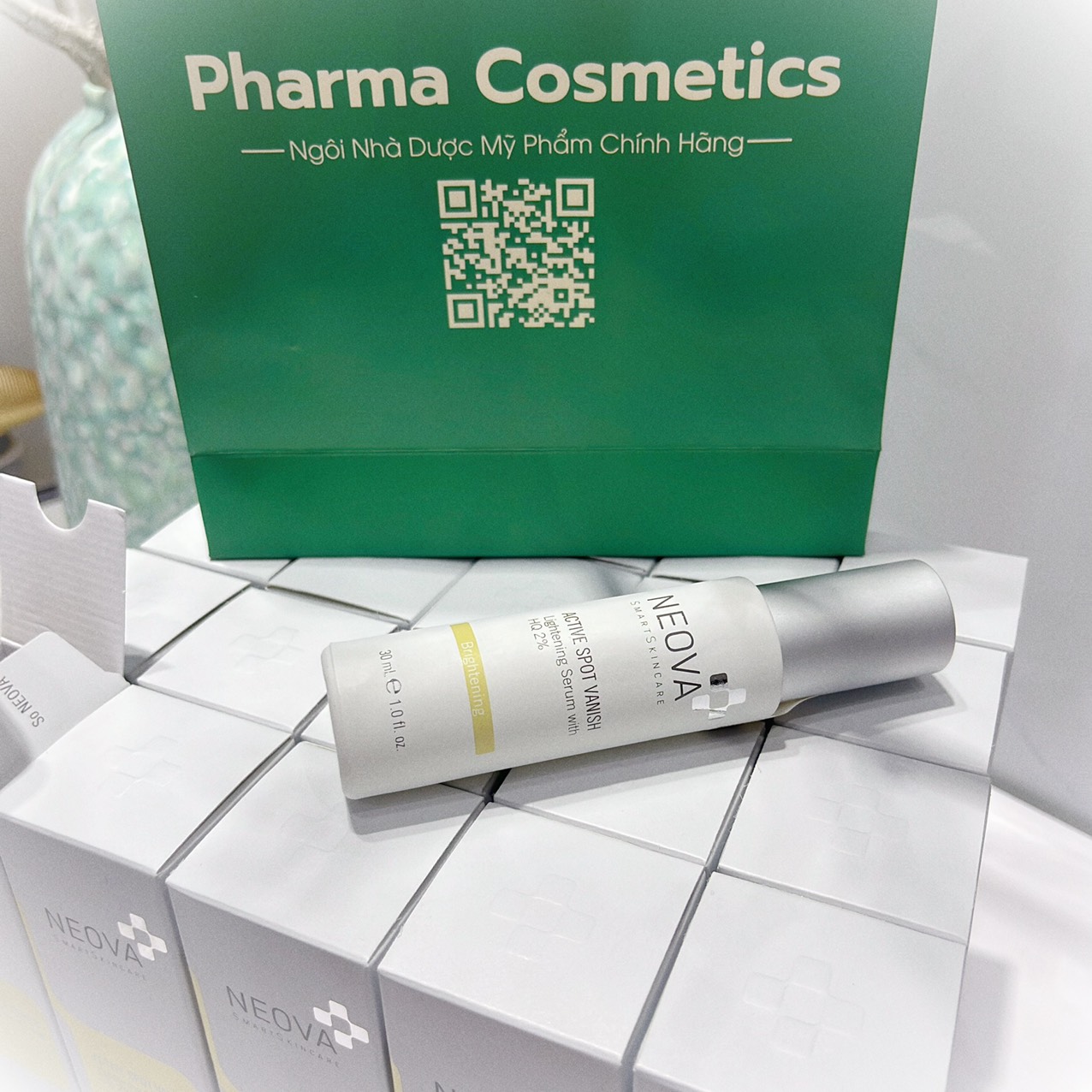 NEOVA ACTIVE SPOT VANISH HYDROQUINONE 2% / SERUM LÀM TRẮNG, TRỊ NÁM & XÓA ĐỒI MỒI
