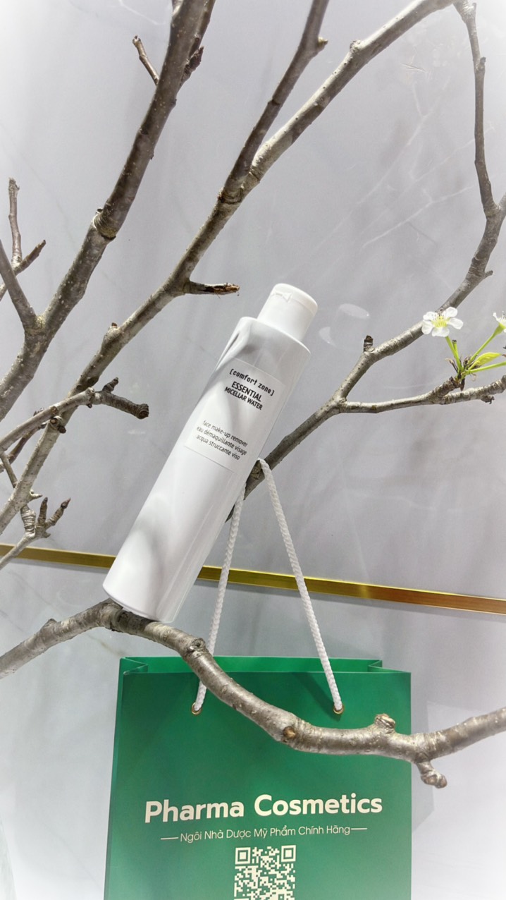 COMFORT ZONE ESSENTIAL MICELLAR WATER: Nước Tẩy Trang 3-trong-1 Cho Vùng Mặt - Mắt - Môi Sạch Sâu & Dịu Nhẹ