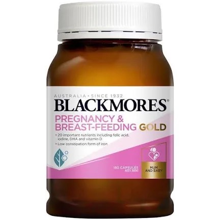 BLACKMORES PREGNANCY AND BREAST FEEDING GOLD / VIÊN UỐNG BỔ SUNG CHO BÀ BẦU
