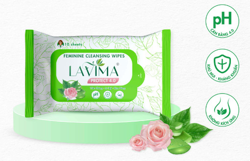 LAVIMA PROTECT 4.0 / KHĂN ƯỚT PHỤ KHOA