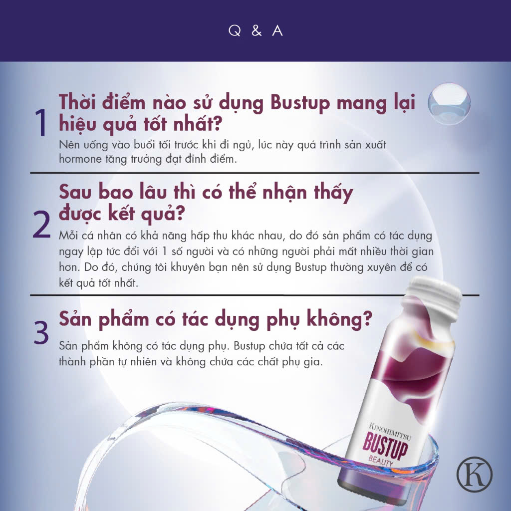 KINOHIMITSU BUSTUP / NƯỚC UỐNG TĂNG KÍCH THƯỚC, SĂN CHẮC VÒNG 1