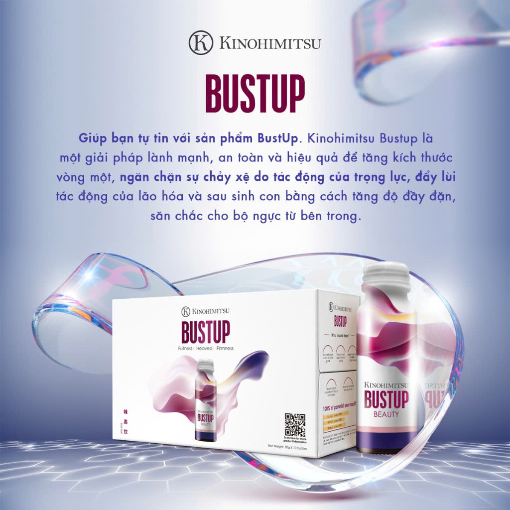 KINOHIMITSU BUSTUP / NƯỚC UỐNG TĂNG KÍCH THƯỚC, SĂN CHẮC VÒNG 1