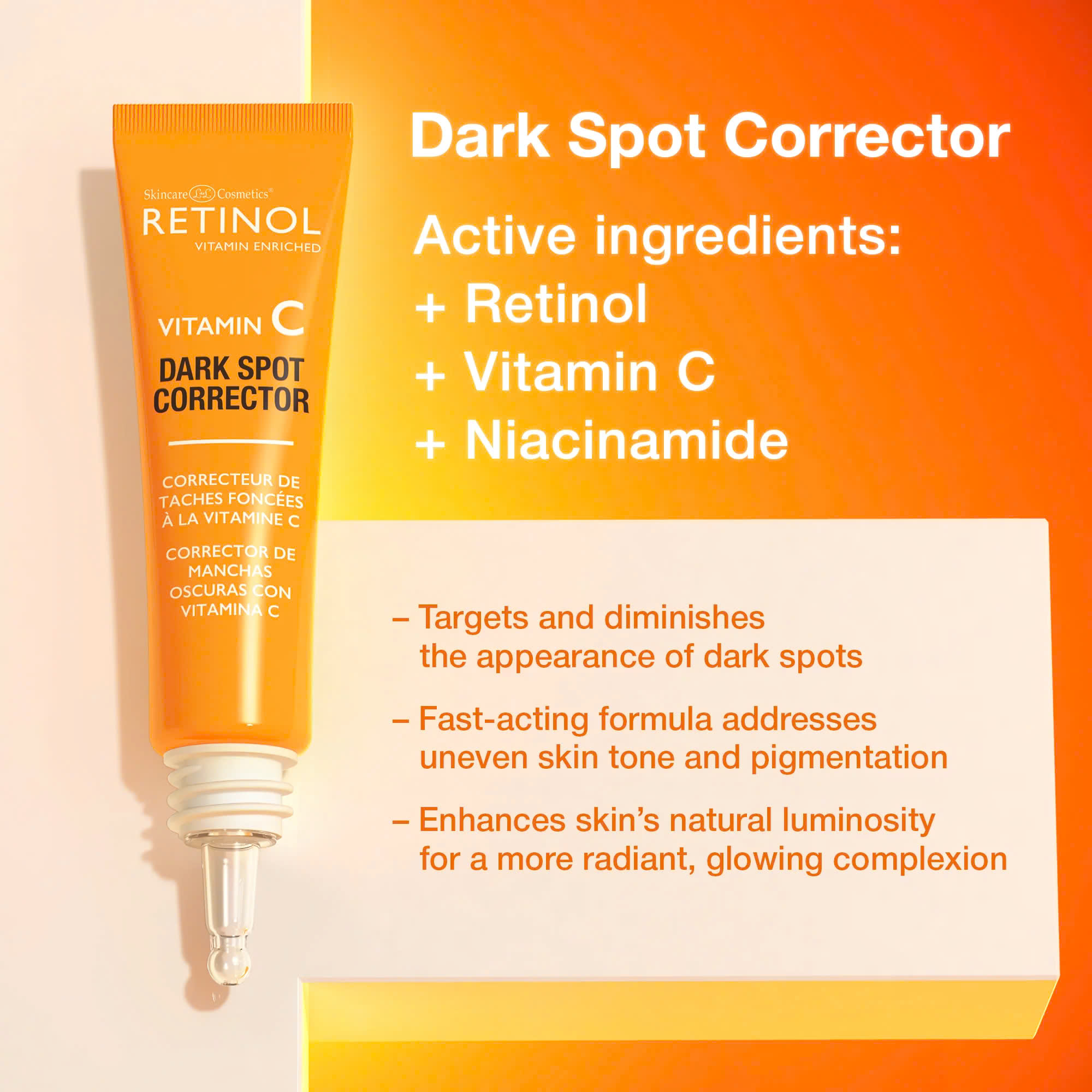 HCPHARMACY VITAMIN C DARK SPOT CORRECTOR / KEM ĐẶC TRỊ NÁM, ĐỐM NÂU RETINOL + VITAMIN C 