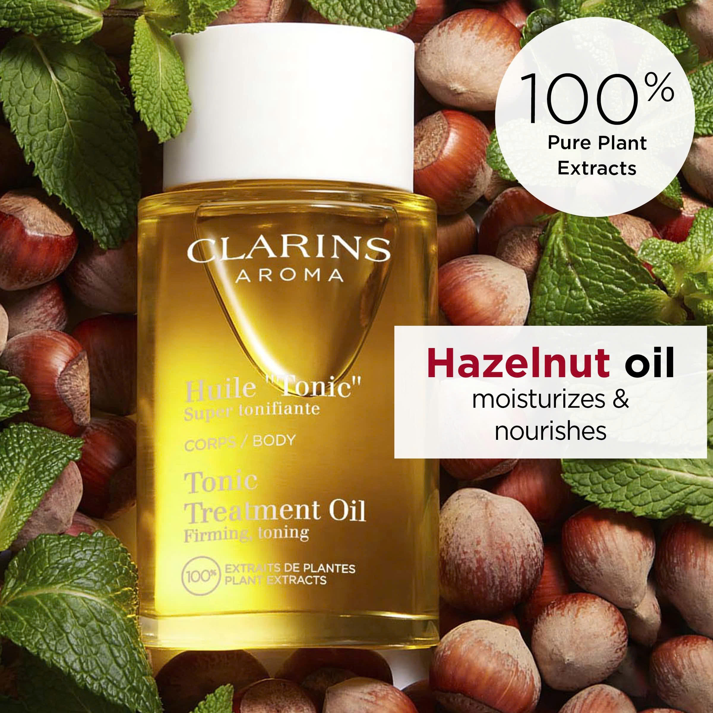 CLARINS TONIC BODY TREATMENT OIL: Dầu Dưỡng Thể Săn Chắc, Tăng Đàn Hồi & Ngăn Ngừa Rạn Da