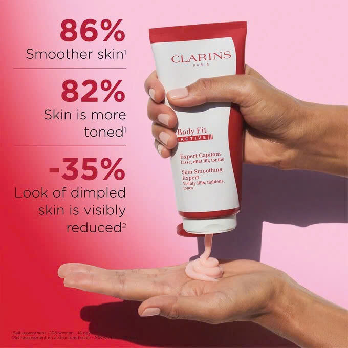 CLARINS BODY FIT EXPERT CAPTIONS: Kem Dưỡng Thon Gọn, Săn Chắc & Định Hình Vóc Dáng