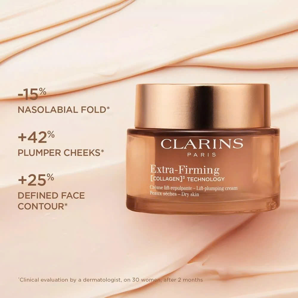 CLARINS EXTRA-FIRMING DAY CREAM: Kem Dưỡng Nâng Cơ & Chống Lão Hóa Ban Ngày Cho Da Khô