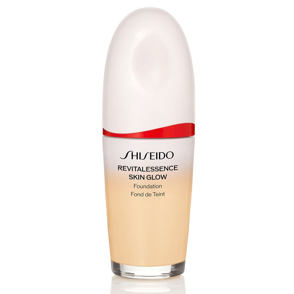 SHISEIDO REVITALESSENCE SKIN GLOW FOUNDATION: Kem Nền Dưỡng Da Căng Bóng, Cho Làn Da Sáng Khỏe Tự Nhiên