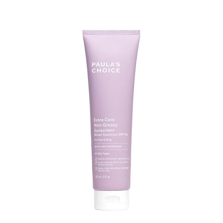 PAULA'S CHOICE EXTRA CARE NON-GREASY SUNSCREEN SPF 50: Kem Chống Nắng Bảo Vệ Toàn Diện, Dưỡng Ẩm & Chống Thấm Nước