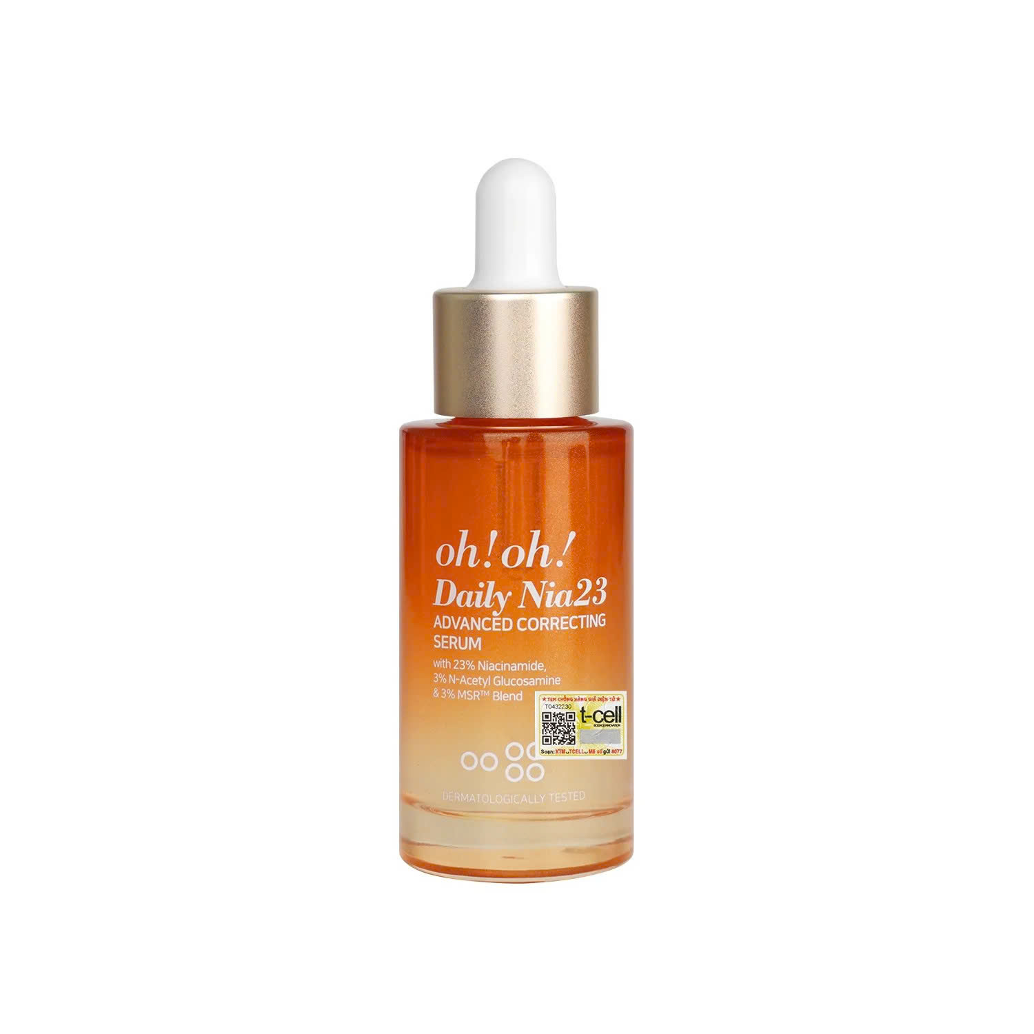 OH!OH! DAILY NIA23 ADVANCED CORRECTING SERUM TINH CHẤT SỬA CHỮA SẮC TỐ CHUYÊN SÂU, SÁNG DA & GIẢM THÂM NÁM 