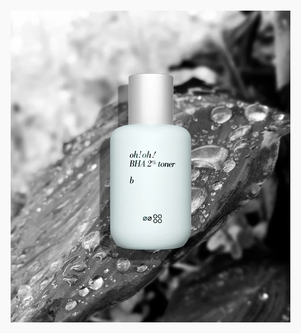 OH!OH! BHA 2% TONER : B: Nước Cân Bằng Giúp Làm Sạch Sâu, Cải Thiện Da Dầu Mụn & Tái Tạo Làn Da