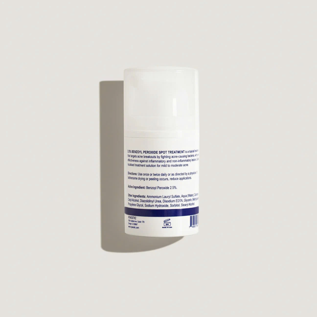 HYAESTIC SPOT TREATMENT 2.5% BENZOYL PEROXIDE: Hỗ Trợ Giảm Mụn Hiệu Quả & Nhanh Chóng