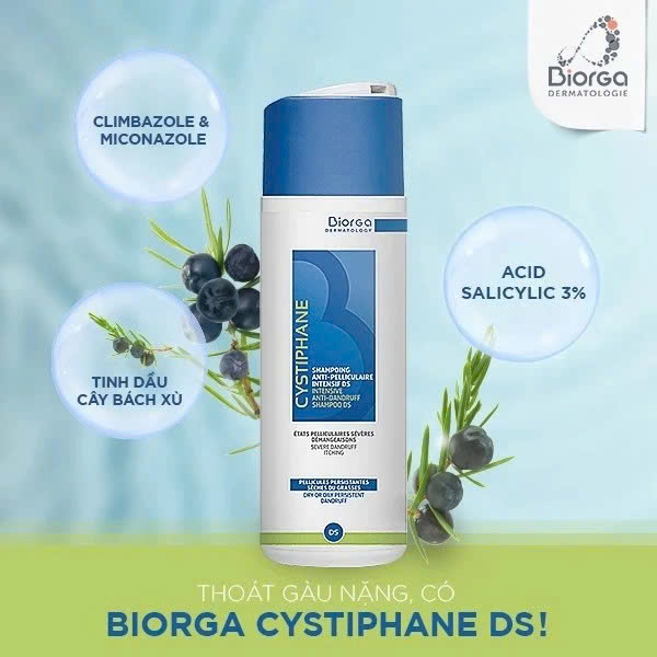 Bailleul Cystiphane Shampooing Antichute: Dầu Gội Ngăn Rụng Tóc Chuyên Biệt Từ Pháp