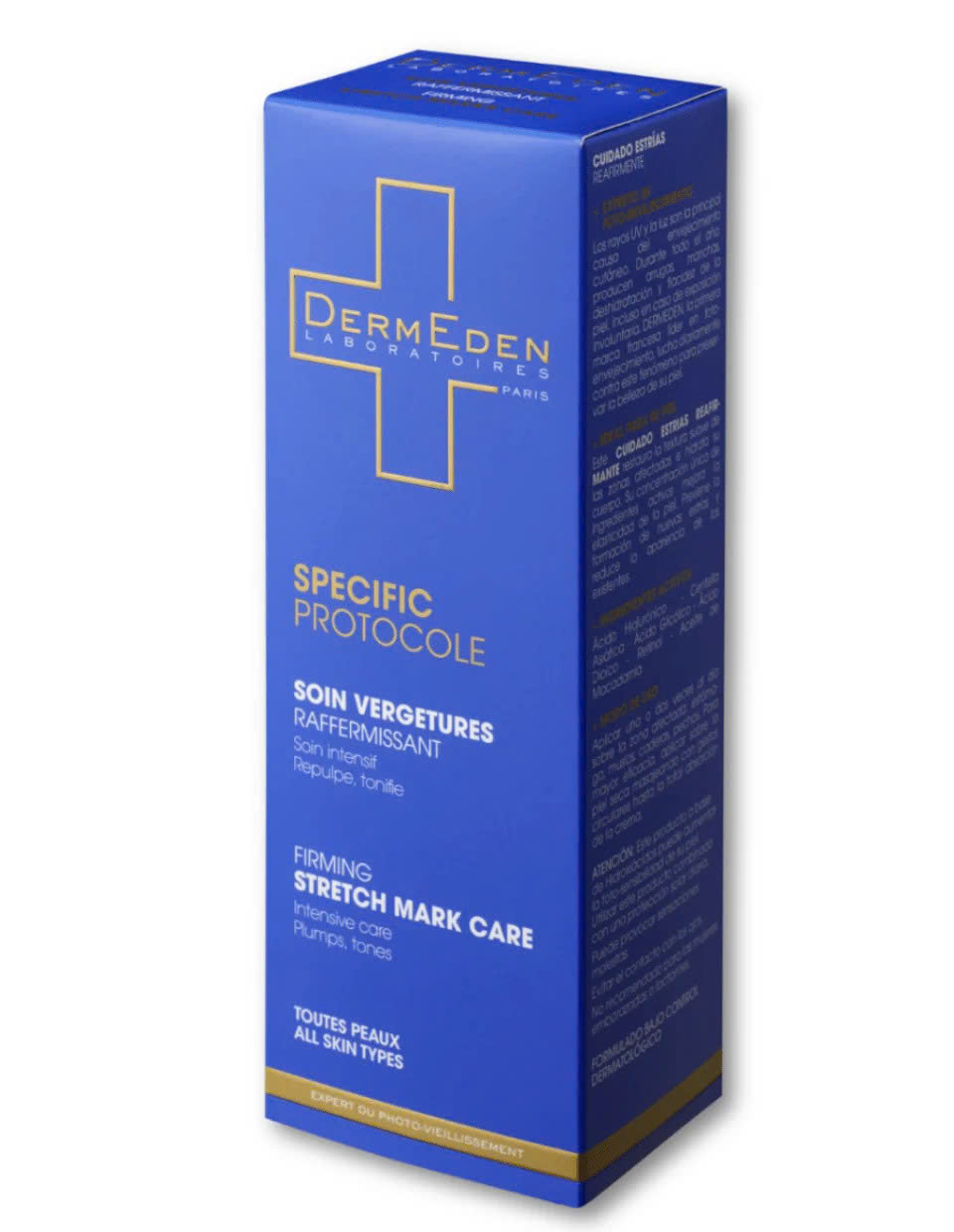 DERMEDEN STRETCH MARK CARE: Kem Ngừa & Cải Thiện Rạn Da, Cho Làn Da Săn Chắc & Mịn Màng