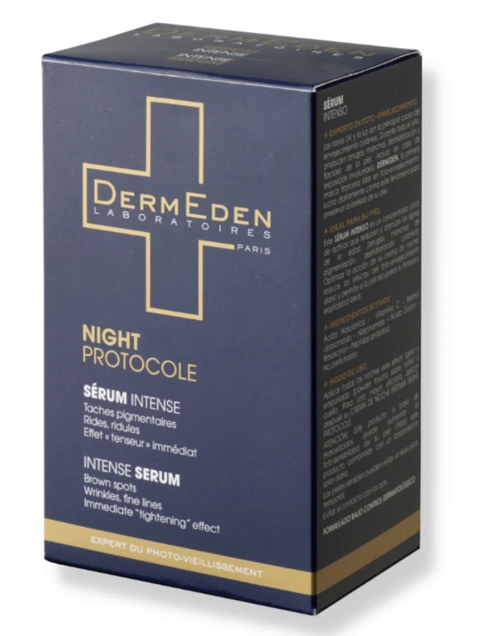 DermEden Night Protocole Intense Serum: Tinh Chất Tái Tạo Chuyên Sâu, Chống Lão Hóa & Làm Sáng Da Ban Đêm