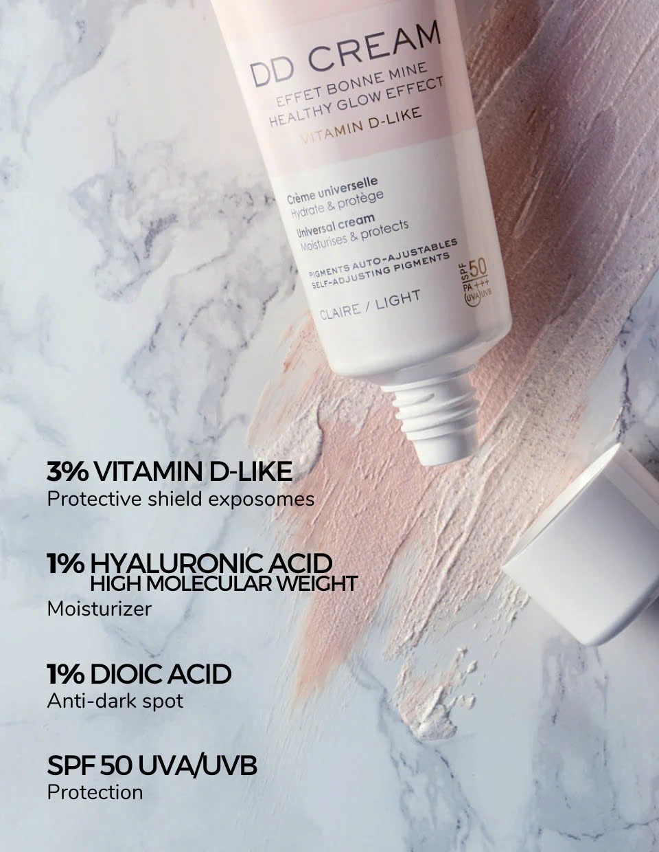 DermEden DD Cream Universal Cream Light SPF50: Kem Chống Nắng & Chống Lão Hóa Toàn Diện