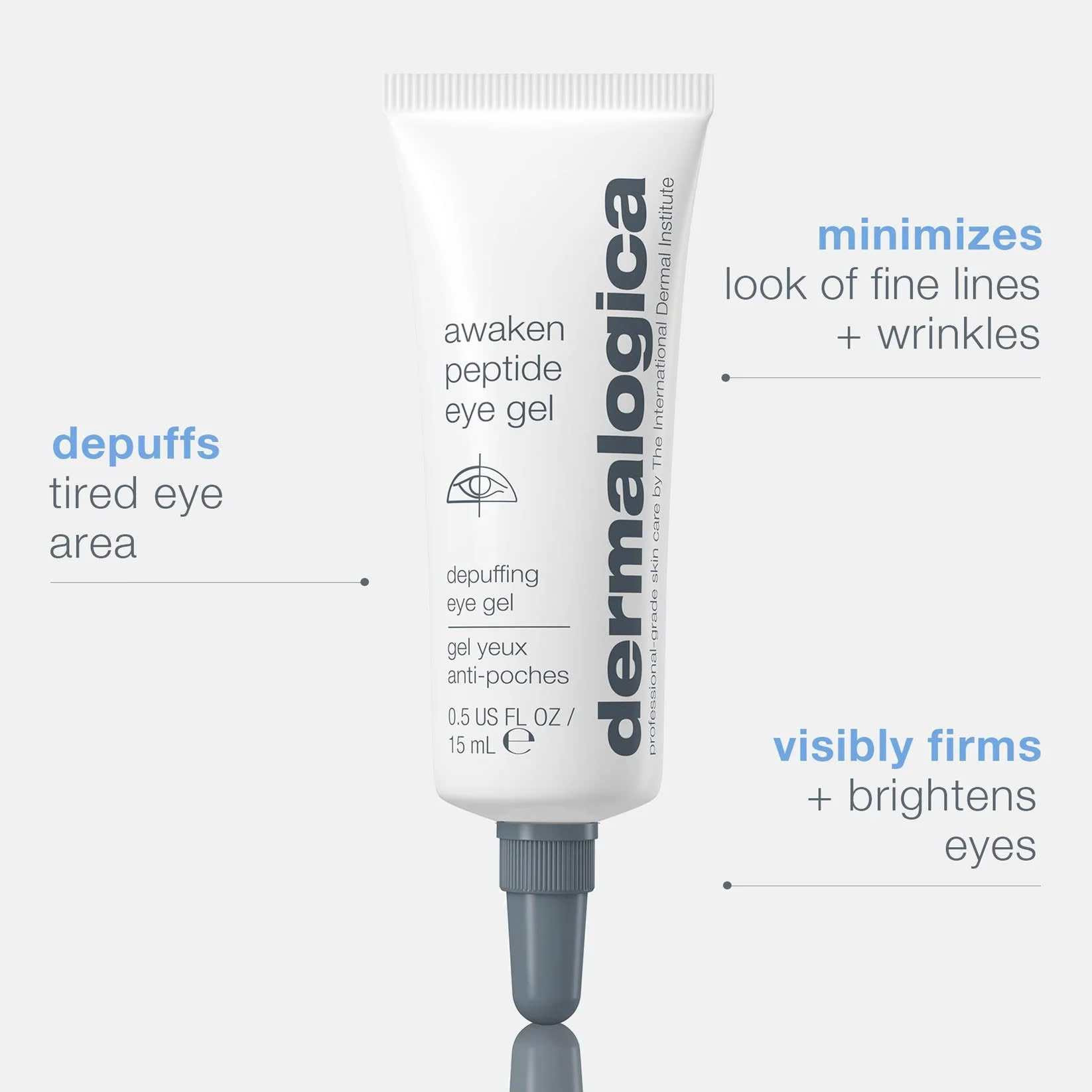 DERMALOGICA AWAKEN PEPTIDE EYE GEL: Gel Mắt Peptide - Giảm Bọng Mắt, Làm Săn Chắc & Dưỡng Ẩm