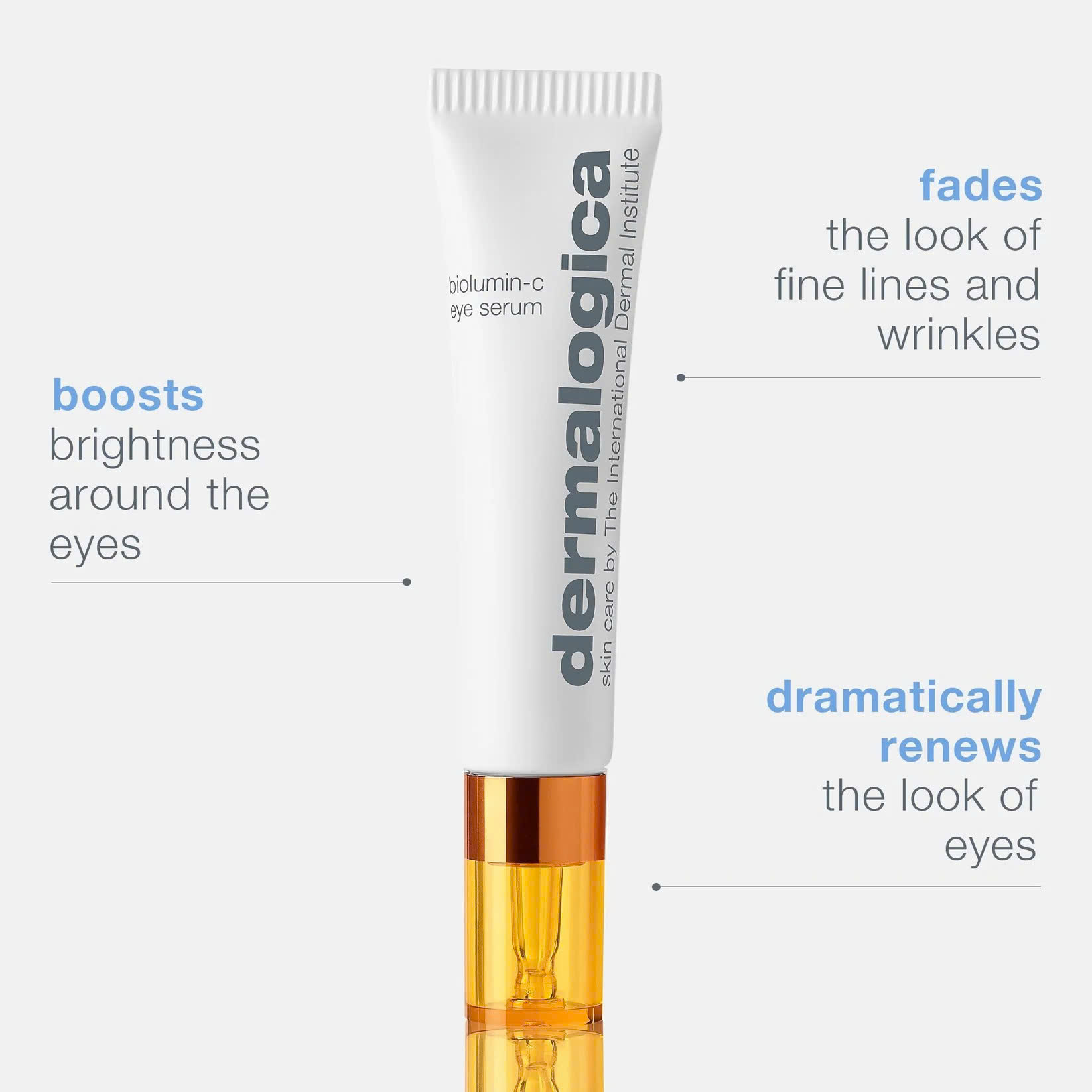 DERMALOGICA BIOLUMIN-C EYE SERUM: Tinh Chất Vitamin C Sáng Mắt, Giảm Thâm & Xóa Nhăn Vùng Da Mỏng Manh