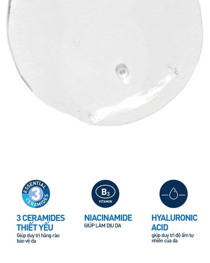 CERAVE FOAMING CLEANSER: Sữa Rửa Mặt Dành Cho Da Dầu, Sạch Sâu & Phục Hồi Hàng Rào Da