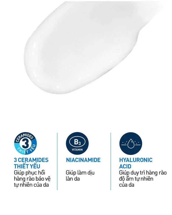 CERAVE FACIAL MOISTURISING LOTION PM: Sữa Dưỡng Ẩm Đêm Cho Làn Da Khỏe Mạnh & Mềm Mịn