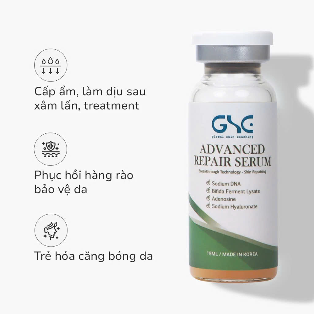 GSC ADVANCED REPAIR SERUM: Tinh Chất Phục Hồi & Tái Tạo Chuyên Sâu, Cho Làn Da Khỏe Mạnh & Rạng Rỡ