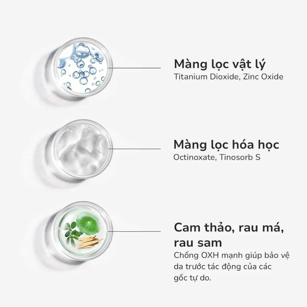 GSC TRIPLE BB CREAM SPF 50+/PA+++: Kem Chống Nắng Nâng Tone 3 trong 1 - Trang Điểm, Bảo Vệ & Dưỡng Da Hoàn Hảo