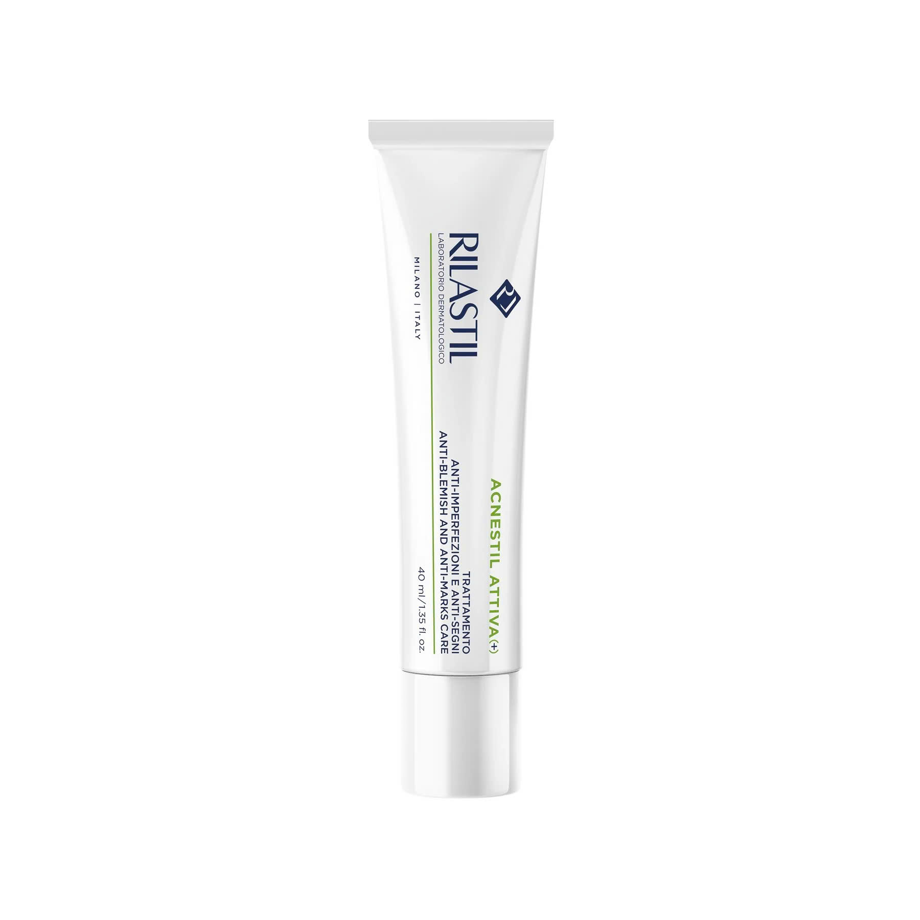 RILASTIL ACNESTIL ATTIVA (+): Kem Đặc Trị Mụn, Chống Thâm - Cân Bằng Vi Sinh, Điều Tiết Bã Nhờn & Giảm Mụn Rõ Rệt