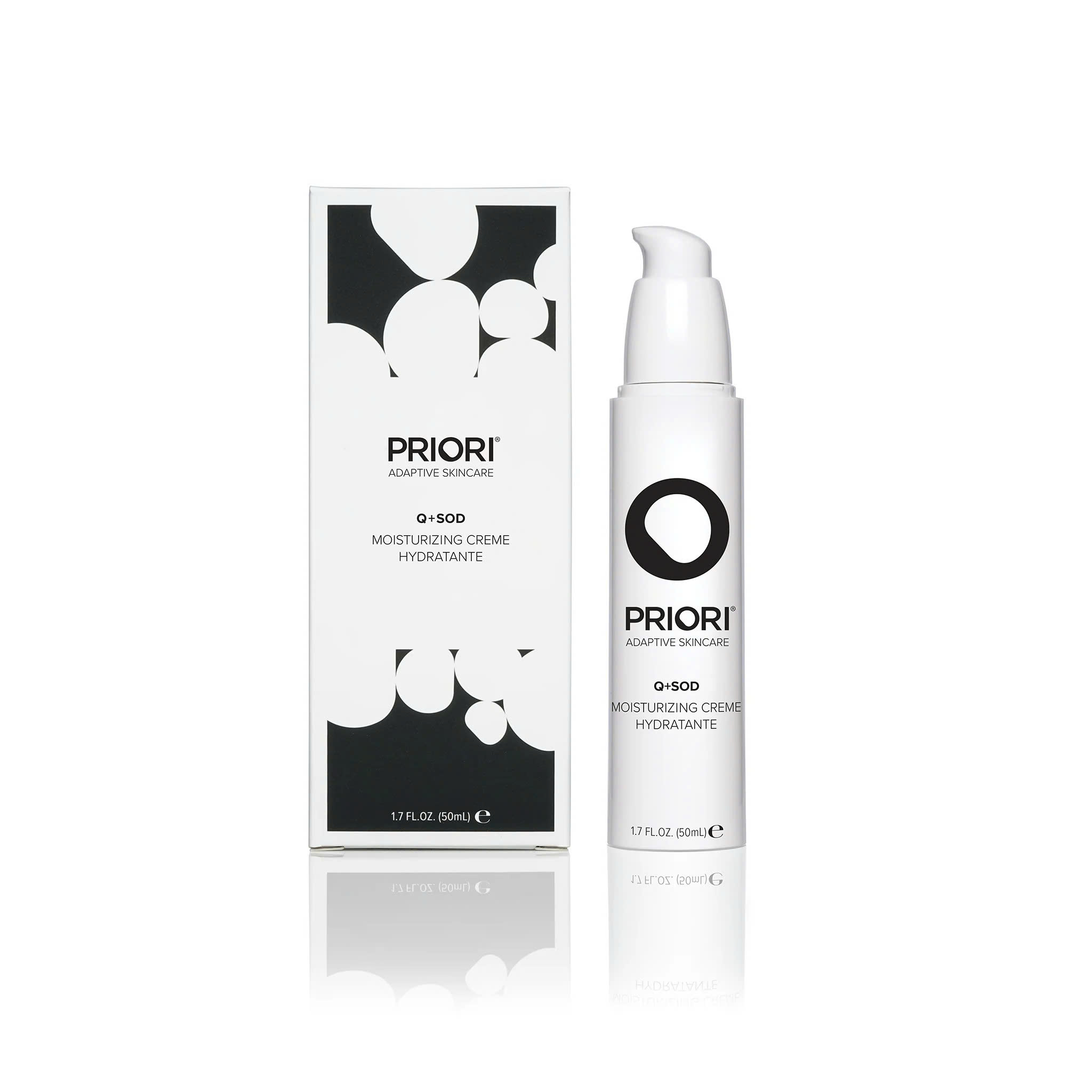 PRIORI Q+SOD MOISTURIZING CREAM: Kem Dưỡng Ẩm 24 Giờ, Tái Tạo & Chống Lão Hóa - Làn Da Sáng Khỏe, Mềm Mượt